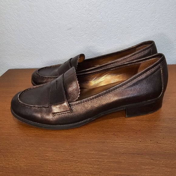 Men's Franco Sarto Dress Shoe Loafer Black Size 10 - Picture 3 of 11